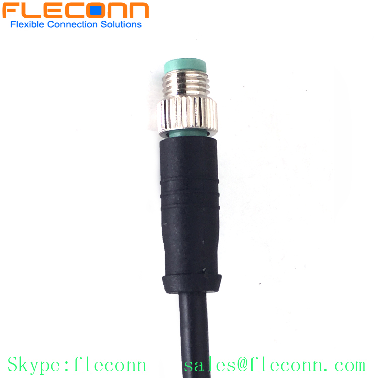 M8 B-coded 5 Pin Male to Male, Female to Female Double Ended Cable Cordsets Cable