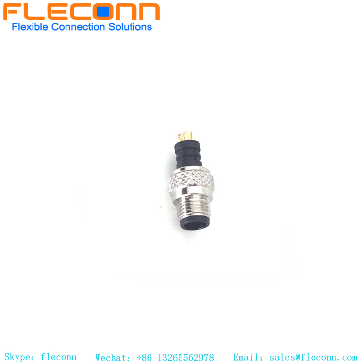 M5 4Pin Male Cable Connector