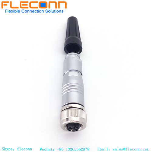 M12 Circular Metal Sensor Connector