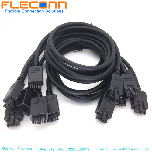 Micro Fit 3.0 12 Pin Molded Cable Wire Harness