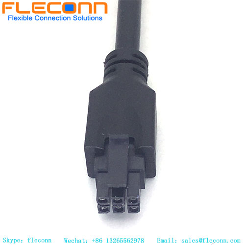 Molex Micro-fit 3.0 43025-0600 6Pin Overmolded Cable Assembly Wire Harness