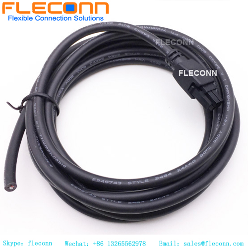 Overmolded 43025-0400 2x2P 4 Pin Molex Wire to Board Connector Cable Wire Harness