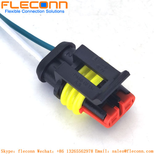 AMP Superseal 1.5mm Series Wire-to-Board 2 Position 281934-4 AMP Superseal 1.5mm Series Wire-to-Board 2 Position 281934-4