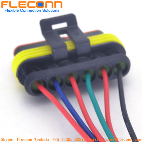 AMP Superseal IP67 Waterproof Connectors Wire Harness 282090-1