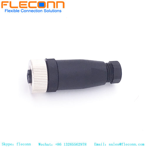 M12 4 Pin Female Connector