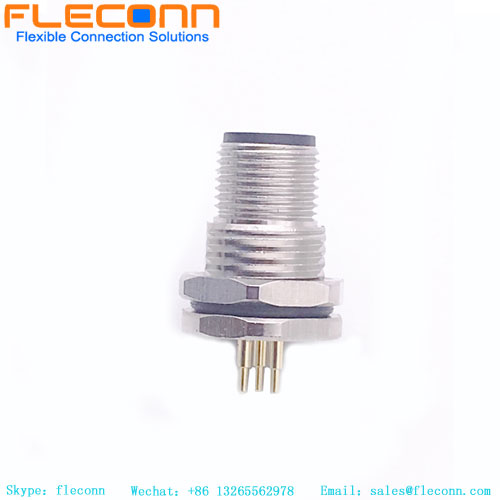 M12 5 Pin Panel Mount Connector