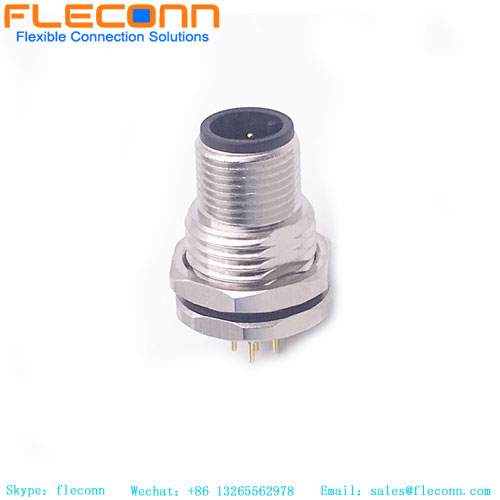 M12 5 Pin Panel Mount Connector