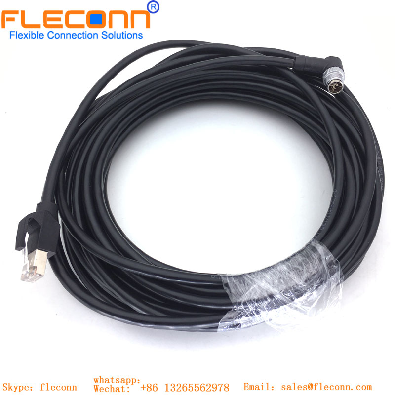 X Coded M12 Ethernet Cable