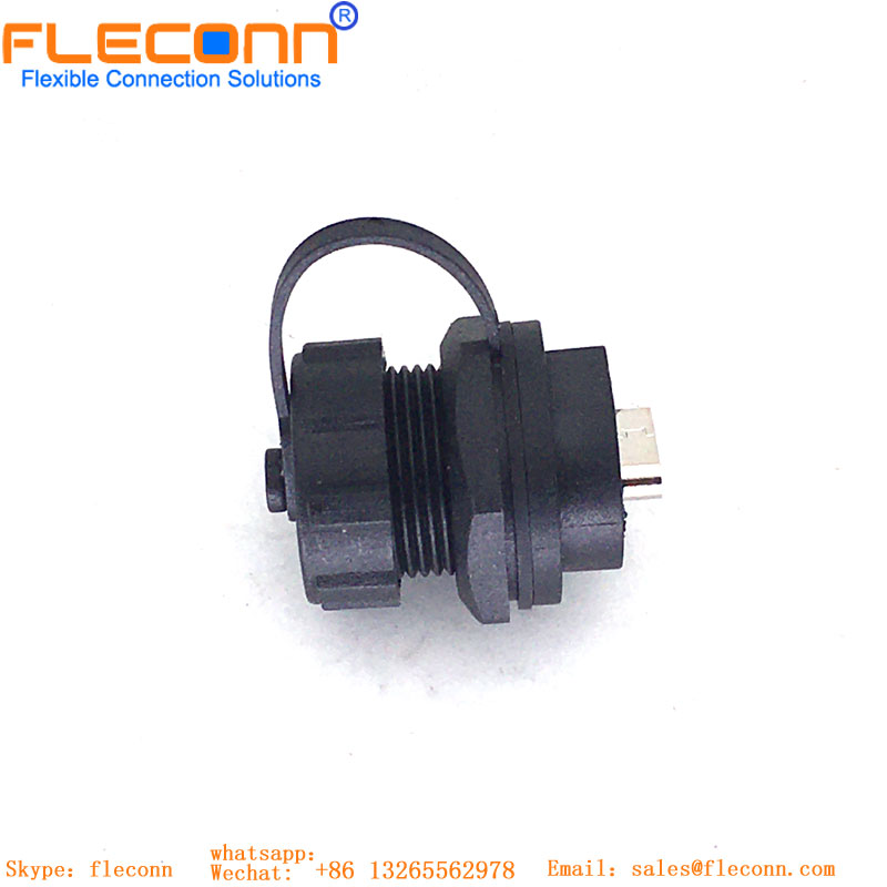 PCB Mount Waterproof USB-C Connector