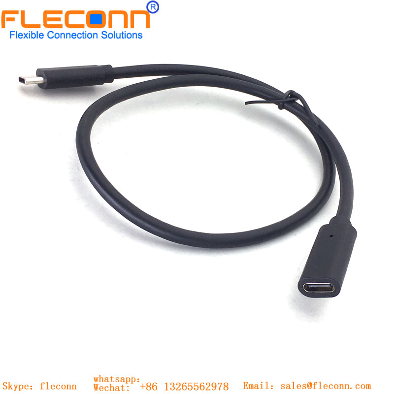 Panel Mount Single USB 3.0 Male Extension Cable