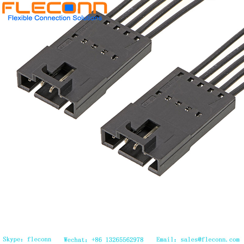 Custom Molex 5 Pin 2.54mm Pitch 701070004 SL Wire-to-Wire Connector Cable