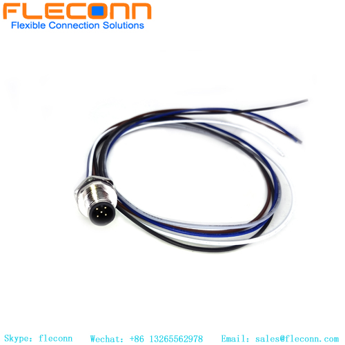 M12 5 Pos Rear Fastening Connector Wire Harness