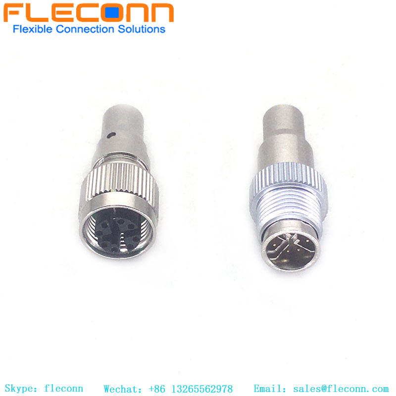 M12 8 Pin X-Coded Male Molded Connector