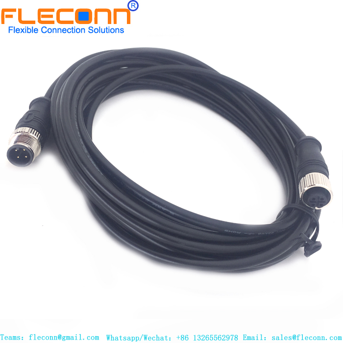 FLECONN can produce high quality M12 4 Pin A-code Male to Female Cable